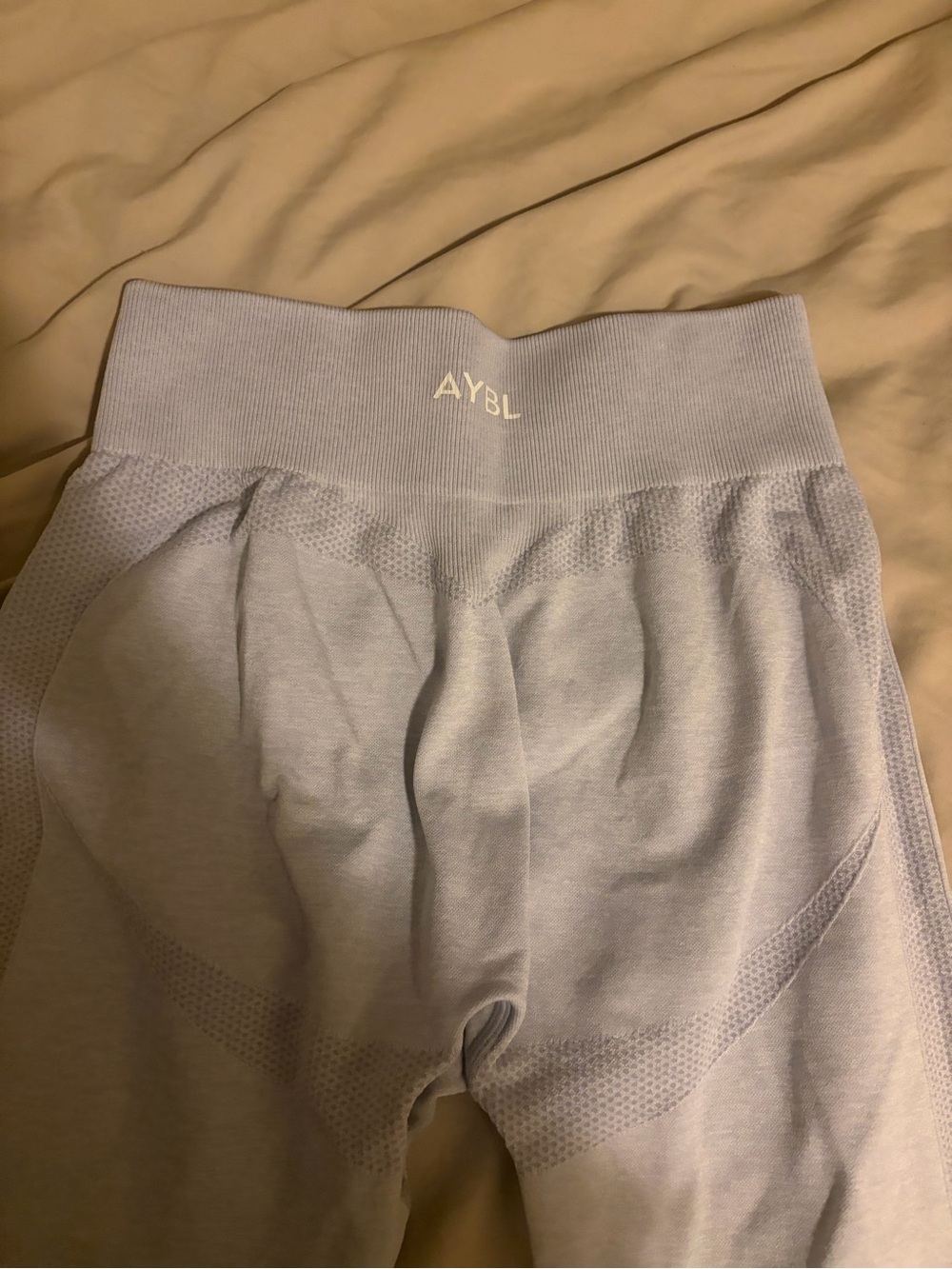 AYBL Purple/ Gray Seamless High-Waist Leggings